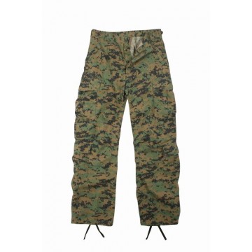 Штаны ROTHCO VINTAGE PARATROOPER (Woodland Digital Camo) #XL