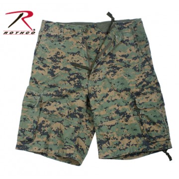 Шорты ROTHCO VINTAGE INFANTRY UTILITY (Woodland Digital Camo) #L