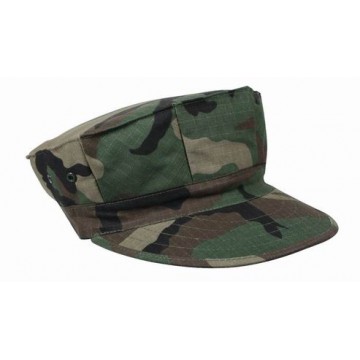 Кепка ROTHCO GOV'T SPEC 2 PLY MARINE CORPS FATIGUE Rip-Stop (Woodland Camo) #S