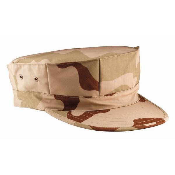 Кепка ROTHCO GOV'T SPEC 2 PLY MARINE CORPS FATIGUE Rip-Stop (Tri-Color Desert Camo) #S