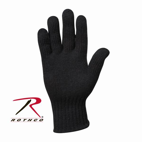 Перчатки ROTHCO G.I. WOOL (Black) #2