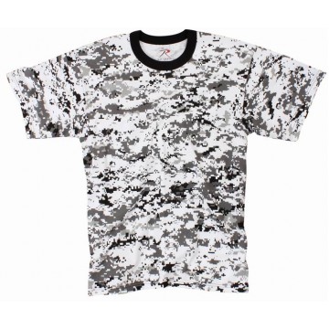 Майка ROTHCO MILITARY (короткий рукав)(poly/cotton)(City Digital Camo) #XL