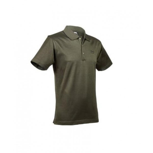 Поло JAGDHUND-ULRICH (мужская)(c воротом)(хаки) #52