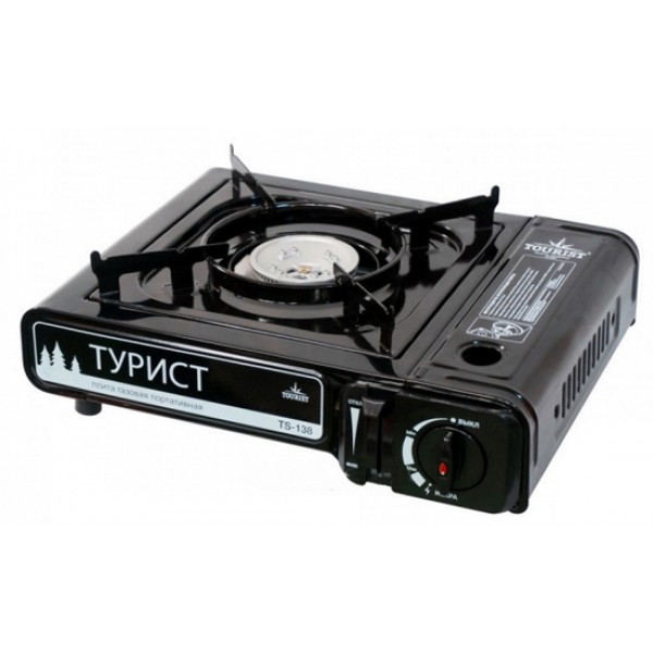 Плита газовая портативная ТОНАР HELIOS ТУРИСТ TS-138 (152г/ч)(1,5кг)