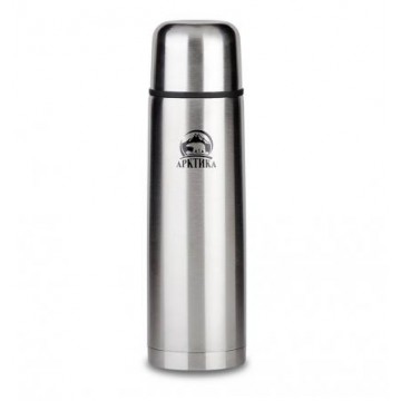 Термос ARCTICA CLASSIC (0,75л)(24ч)(металл)(с узким горлом)-серебристый