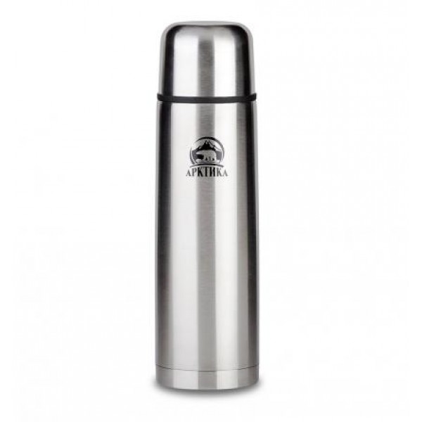 Термос ARCTICA CLASSIC (0,75л)(24ч)(металл)(с узким горлом)-серебристый