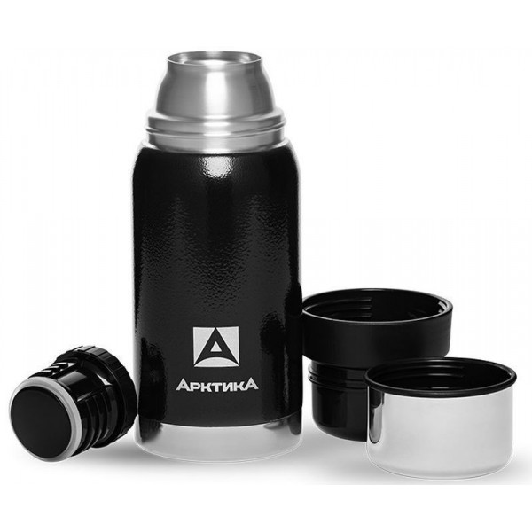 Термос ARCTICA  (1,2л)(32ч)(металл/эмаль)-черный