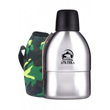 Фляга-термос ARCTICA (0,75л)(24ч)(металл)-серебристый