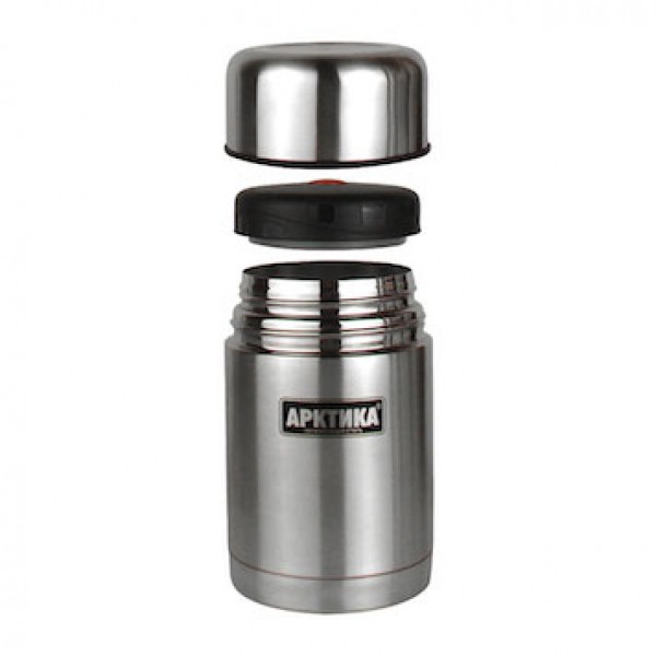 Термос АRСTIСA FOOD (0,75л) (12ч)(чехол)(металл)-серебристый