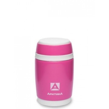 Термос-бочонок  АRСTIСA FOOD (0,48л) (8ч)(ложка)(металл)-розовый