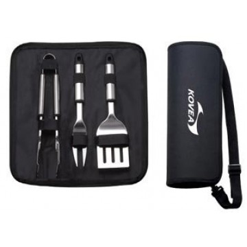 Набор для барбекю KOVEA BBQ TOOL SET (3 предмета)(вес-110г)(чехол)