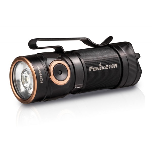Фонарь FENIX E18R (750лм)(светодиод: Cree XP-L HI)(33,3гр.)(от 1шт. 16340)