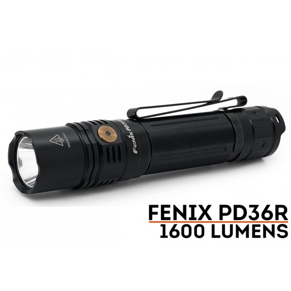 Фонарь FENIX PD36R (1600лм)(85г.)(аккум. 5000mAh)