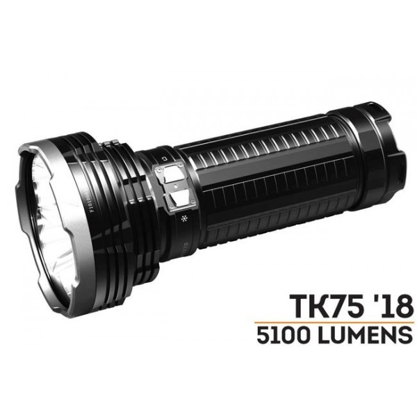 Фонарь FENIX TK75 (5100лм)(светодиод: 4 XHP35 HI LED)(630г.)(от 4шт.18650)