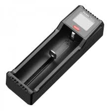 Зарядное устройство FENIX ARE-D1 (4.2V/3.65V, 0.5A/1.0A/2.0A)(DC:5V/2A max (USB)) для 1 аккумулятора Li-ion: 10440, 14500, 16340, 18650, 21700, 26650 . Ni-MH/Ni-Cd: AA, AAA, C. (функция POWERBANK)