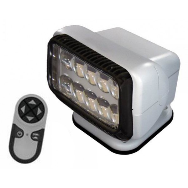 Фонарь-прожектор STRYKER-LED (белый)(12V) 320.000cd (до 1.130м)(кронштейн: фиксированный)(управление: беспроводное-ручной пульт)