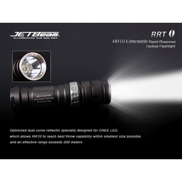 Фонарь JETBEAM Raptor RRT-0 (с удлинителем) (240лм)(светодиод: CREE XR-E R2)(86гр.)(от 1шт.AA или 1шт.CR123A)