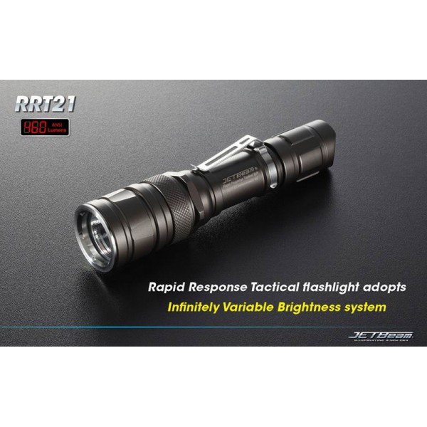 Фонарь JETBEAM Raptor RRT-21 (460лм)(светодиод: XM-L T6)(137гр.)(от 2шт.CR123A или 1шт.18650)