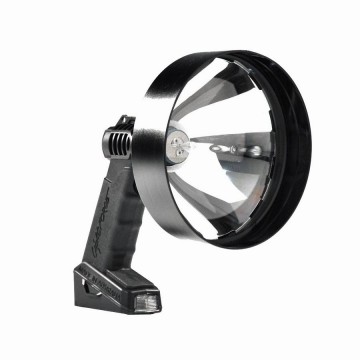 Фонарь-прожектор LIGHTFORCE Mод. ENFORCER-140 (12V) 120.900cd (дальность: 450м-1 Lux)(лампа-GL07: 75W), контакты: прикуриватель