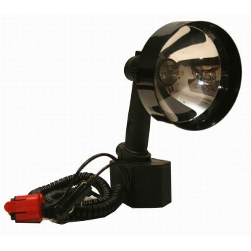 Фонарь-прожектор LIGHTFORCE Mод. ENFORCER-140-VDE-LED (12V) 160.000cd (дальность: 350м-1 Lux)(лампа-GL14: 30W + 3 cветодиода) c аккумулятором