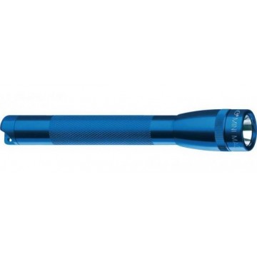 Фонарь MINI MAGLITE LED PRO+ 2xAA (245 Lum)(5600cd)(150м)(2ч15м/27ч)(с 2-мя батарейками и чехлом)(синий)(в блистере)
