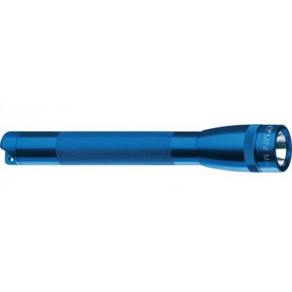 Фонарь MINI MAGLITE LED PRO+ 2xAA (245 Lum)(5600cd)(150м)(2ч15м/27ч)(с 2-мя батарейками и чехлом)(синий)(в блистере)