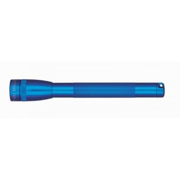 Фонарь MINI MAGLITE 2xAAA (9 Lum)(243cd)(31м)(2ч30м)(с 2-мя батарейками)(синий)(в пластиковом футляре)