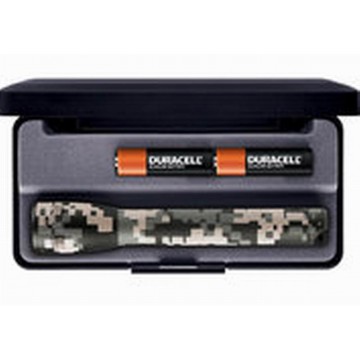 Фонарь MINI MAGLITE LED 2xAA (77 Lum)(4990cd)(141м)(10ч45м/31ч30м)(с 2-мя батарейками и чехлом) (камуфляж UCP)(в блистере)