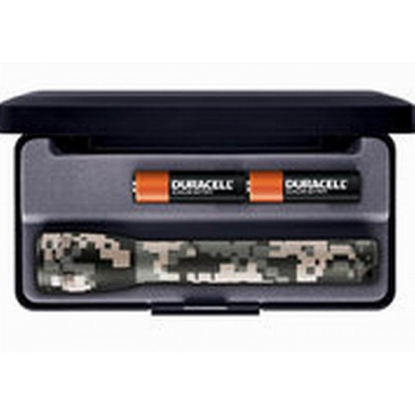 Фонарь MINI MAGLITE LED 2xAA (77 Lum)(4990cd)(141м)(10ч45м/31ч30м)(с 2-мя батарейками и чехлом) (камуфляж UCP)(в блистере)