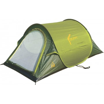 Палатка BEST CAMP SKIPPY 2 (2-x местн.)(220x120x90см)(1,40кГ)(нагрузка: 1.500мм)(зеленый/темно-зеленый)