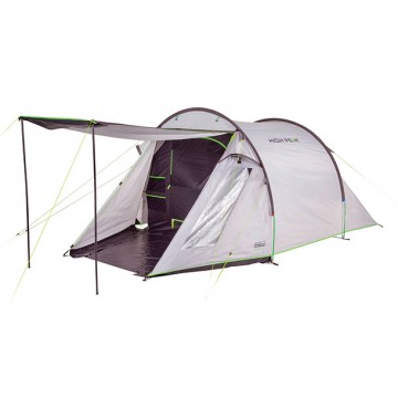 Палатка HIGH PEAK ASCOLI 3.0 (3-x местн.)(220+130x180x130см)(5,60кГ)(нагрузка: 3.000мм)(светло-серый)