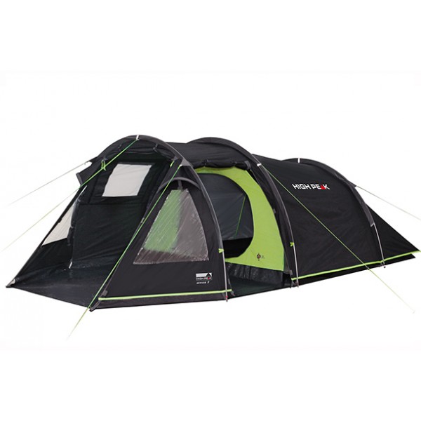 Палатка HIGH PEAK ATMOS 3 (3-x местн.)(220+160x180x120см)(5,55кГ)(нагрузка: 4.000мм)(темно-серый/зеленый)