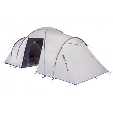 Палатка HIGH PEAK COMO 4.0 (4-x местн.)(470x230x190см)(7,50кГ)(нагрузка: 3.000мм)(светло-серый)