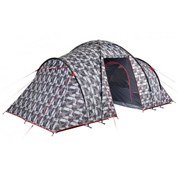 Палатка HIGH PEAK COMO 4.0 (4-x местн.)(470x230x190см)(7,50кГ)(нагрузка: 3.000мм)(серый камуфляж)