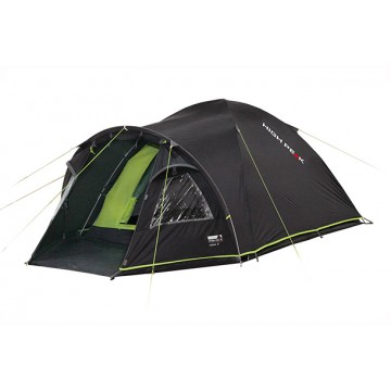 Палатка HIGH PEAK TALOS 4 (4-x местн.)(220+100x240x130см)(5,75кГ)(нагрузка: 4.000мм)(темно-серый/зеленый)