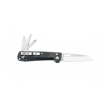 Складной нож LEATHERMAN FREE K2 GRAY (8^) - лезвие (420HC): 8,4см, фиксатор, клип (вес: 139г.)