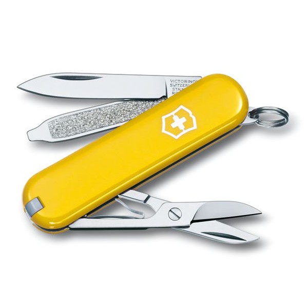 Нож VICTORINOX CLASSIC SD YELLOW (58мм) - 7 функций