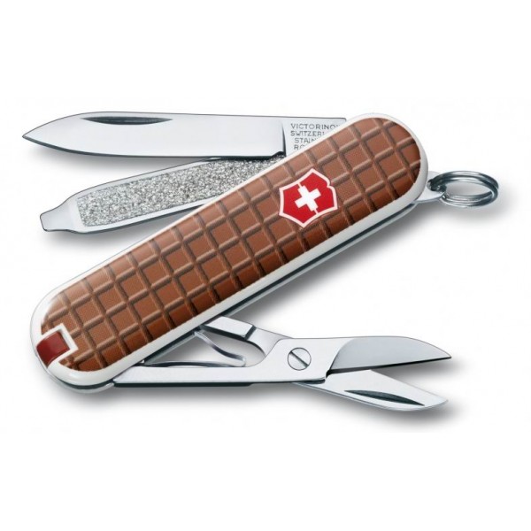 Нож VICTORINOX CLASSIC SD CHOCOLATE (58мм) - 7 функций