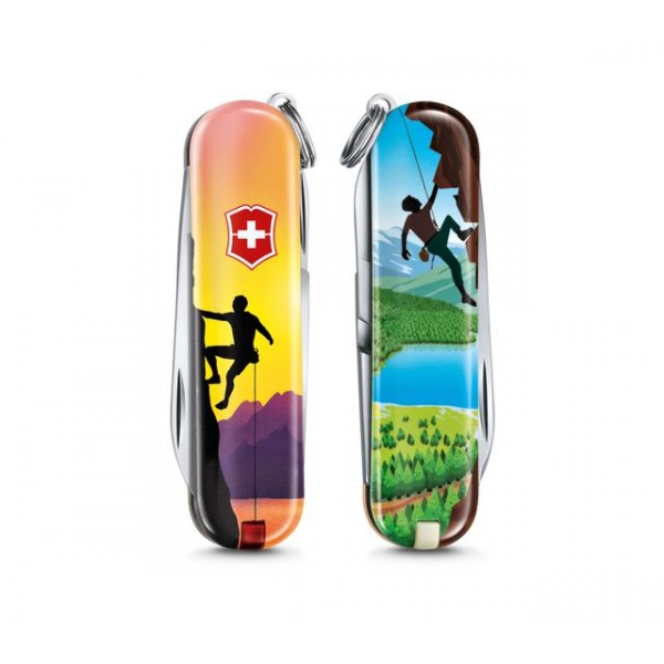 Нож VICTORINOX CLASSIC CLIMB HIGH (ограниченный выпуск 2020г)(58мм) - 7 функций