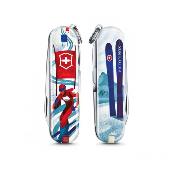 Нож VICTORINOX CLASSIC SKI RACE (ограниченный выпуск 2020г)(58мм) - 7 функций