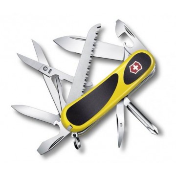 Нож VICTORINOX Evolution EvoGrip Yellow 18 (85мм) - 16 функций