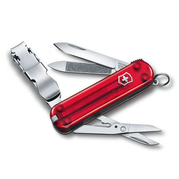 Нож VICTORINOX Nail Clip 580 TRANSPARENT (65мм) - 9 функций