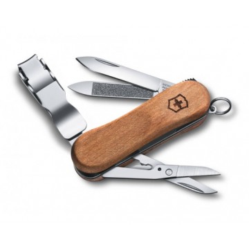 Нож VICTORINOX Nail Clip Wood 580 (65мм) - 7 функций