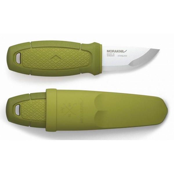 Нож MORAKNIV ELDRIS GREEN - лезвие (12C27 stainless): 5,9см, толщина клинка: 0,2см, общая длина: 14,3см (чехол: полимер)