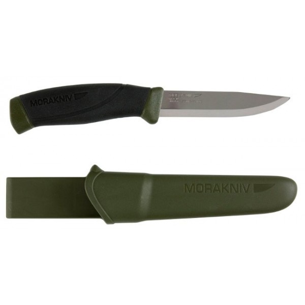 Нож MORAKNIV COMPANION MG - лезвие (High Carbon Steel): 10,4см, толщина клинка: 0,20см, общая длина: 21,9см (чехол: полимер)