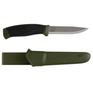 Нож MORAKNIV COMPANION MG - лезвие (12C27 stainless): 10,4см, толщина клинка: 0,25см, общая длина: 21,9см (чехол: полимер)