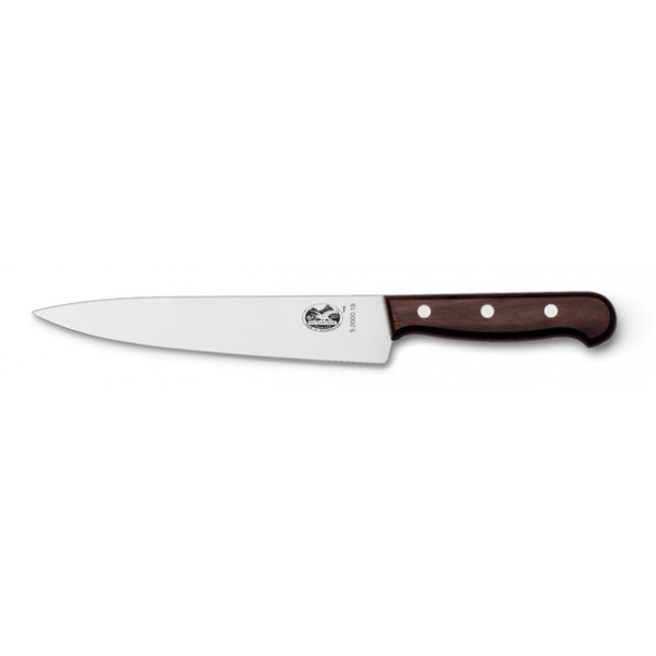 Столовый нож VICTORINOX CARVING KNIFE ROSEWOOD #5.2000.31 (31см)