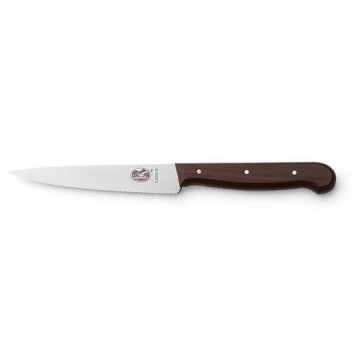 Столовый нож VICTORINOX CARVING KNIFE SERRATED ROSEWOOD #5.2030.12 (22см)