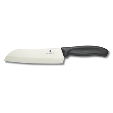 Столовый нож VICTORINOX SANTOKU CERAMIC WHITE #7.2503.17G (17см)