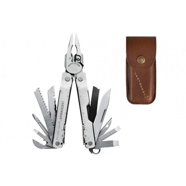 Мультиинструмент LEATHERMAN SUPER TOOL 300 (19^)(11,5см)(272г.)(чехол: кожа HERITAGE)